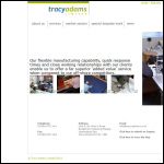 Screen shot of the Tracy Adams Ltd website.