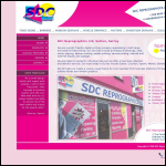 Screen shot of the Sutton Dyeline Co. website.