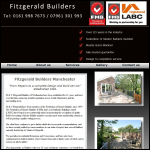 Screen shot of the M & C Fitzgerald Builders website.