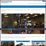 Screen shot of the Micklegate Fluid Power Ltd website.