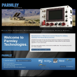 Screen shot of the Parmley Technologies Ltd website.