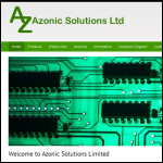 Screen shot of the Azonic Solutions website.