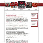 Screen shot of the County Property Management website.