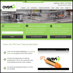 Screen shot of the Ovenu Oven Cleaning Service website.