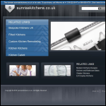 Screen shot of the Sunrise Kitchens Europe Ltd website.