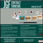 Screen shot of the Jim Giddings Furniture Ltd website.