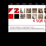Screen shot of the 4 Sqr Ltd website.