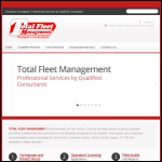 Screen shot of the Total Fleet Management website.