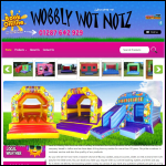 Screen shot of the Wobbly Wot Notz website.