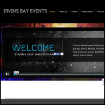 Screen shot of the Irvine Bay Events Ltd website.