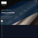 Screen shot of the Stead & Wilkins Ltd website.