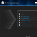 Screen shot of the Lovelane Ltd website.