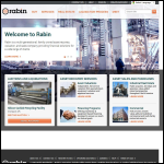 Screen shot of the Rabin Worldwide Ltd website.