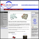 Screen shot of the Diy & Gas Products website.