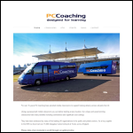 Screen shot of the Pc Coaching website.