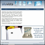 Screen shot of the Aluvista Ltd website.