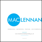 Screen shot of the Maclennan-lse website.