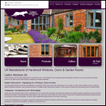 Screen shot of the Catton Windows UK website.