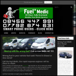 Screen shot of the Fuel Medic website.