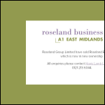 Screen shot of the Roseland Group website.