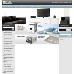 Screen shot of the Rowse Electrical Wholesalers Ltd website.