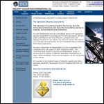 Screen shot of the Security Consortium International Ltd website.