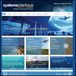 Screen shot of the Systems Interface Ltd website.