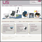 Screen shot of the United Scientific Instruments Ltd website.