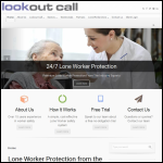 Screen shot of the Lookout Call website.