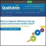 Screen shot of the Qualitation website.