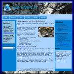 Screen shot of the SafeMech website.