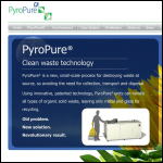 Screen shot of the Pyropure Ltd website.