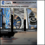 Screen shot of the Vertical pumps Ltd website.