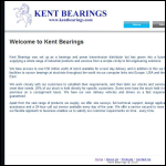Screen shot of the Kent Bearings website.