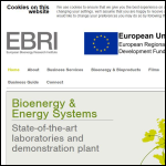 Screen shot of the European Bio-Energy Research Institute website.