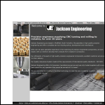 Screen shot of the Jackson Engineering UK website.