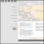 Screen shot of the Baron UK Ltd website.