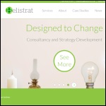 Screen shot of the Helistrat website.