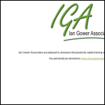 Screen shot of the Ian Gower Associates Ltd website.