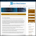 Screen shot of the Out of Band Solutions Ltd website.