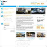 Screen shot of the VMS (Refrigeration) Ltd website.
