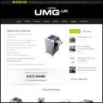 Screen shot of the UMG UK Ltd website.