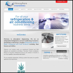 Screen shot of the Atmosphere Cooling Ltd website.