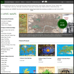Screen shot of the I Love Maps website.