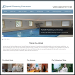 Screen shot of the Hatwell Plastering Contractors website.