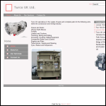 Screen shot of the Turco Uk Ltd website.