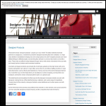 Screen shot of the Designer Products Online website.