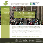 Screen shot of the Puregreenspace Ltd website.