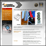Screen shot of the Unimaster Components website.