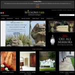 Screen shot of the Wilsons Conservation Building Products Ireland website.